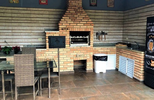 Mairinque Cabin | 3/11 Piscina Aquec., Fogo Chão, Balanço, Golzinho