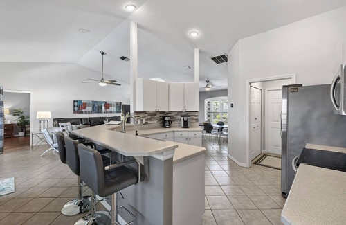 Cape Coral House | 3/2 plus a DEN, Gulf Access, and Centrally Located Heated Pool Home!