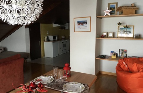 Les Rousses Apartment | 3 * 85 m2 independent apartments in contemporary house with PRIVATE GARAGE