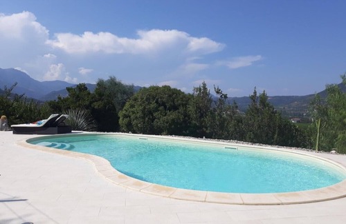 Jerzu Apartment | 3 Beautiful hillside holiday rental with sea views and pool