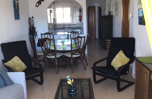 Mar de Cristal Apartment | 3 bed/2 baths. Penthouse with Private Roof Terrace, Lovely Views, south facing