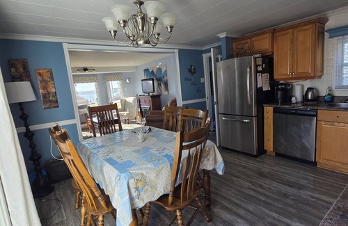 Arnold's Cove House | 3 bed with fenced yard, fire pit, swings, 30 min from Clarenville