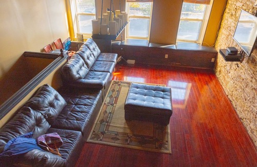 Triumph Apartment | 3 Bedroom 2 bath. Living space and kitchen.