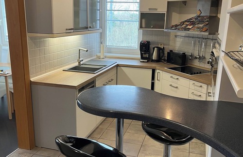 Karlova Ves Apartment | 3-bedroom apartment in charming Bratislava with WiFi, fitness room,free parking