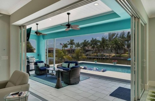 South Gulf Cove House | 3 Bedroom Home on a Canal with a Heated Pool