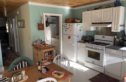 Chebeague Island House | 3 bedroom home right of way to private beach, with deck and enclosed porch