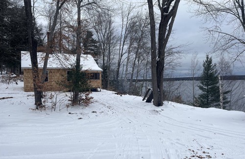 Au Train House | 3 bedroom lakefront cabin with indoor fireplace. Pet friendly.