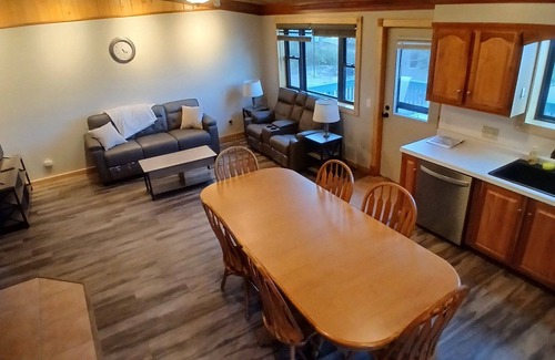 Newaygo Cabin | 3-bedroom Lakefront Cabin on private Lake just minutes from town and 131 highway