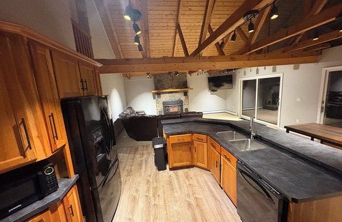 Northville Ski Chalet | 3 bedroom mountain &river view Sacandaga River, 4 min. to Great Sacandaga Lake