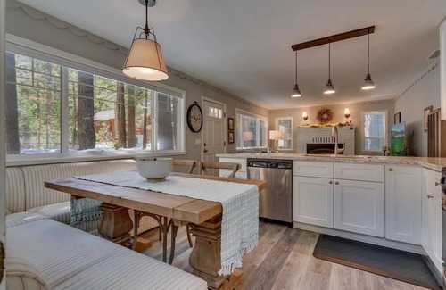 Tahoe Pines Ski Chalet | 3-Bedroom Tahoe Retreat, Steps to the Lake, Private Pier, Minutes to Ski Resorts