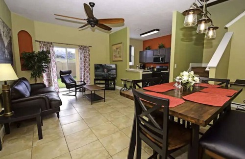 Wellington House | 3 bedroom villa (Sleeps 8) in a tropical Tuscan style resort near Disney