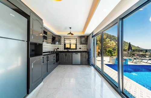 Faralya Villa | 3 bedroom villa with sea view and jacuzzi in Fethiye/Faralya location,Sea Renity