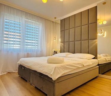 Rzeszow Apartment | 3 Bedrooms Premium Bella White for 8 Guests with AC and Underground Parking