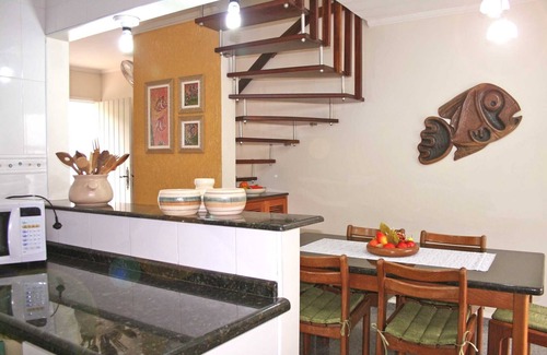 Toninhas Condo | 3 bedrooms, swimming pools, gardens, 24 hour security, air conditioning next to the beach.