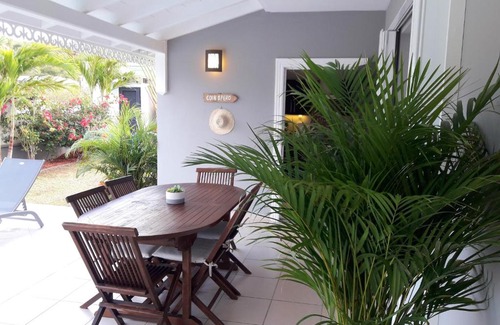 Marigot Villa | 3 bedrooms villa at Marigot 150 m away from the beach with private pool enclosed garden and wifi