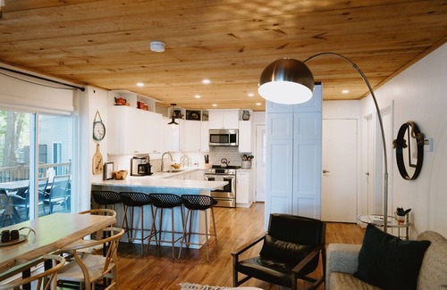Frontenac Cottage | 3 BR Lakefront Beach Retreat; Hot Tub, Fire Pits! Pet-friendly!