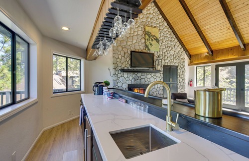 Lake Arrowhead House | 3 Decks, Game Room + Views: Lake Arrowhead Home!
