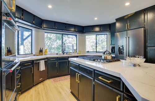 Lake Arrowhead House | 3 Decks, Game Room + Views: Lake Arrowhead Home!