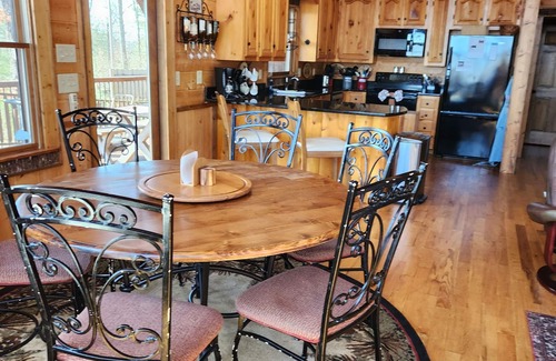 Blue Ridge Cabin | 3 King Suites! Great Views! Outdoor Fireplace! Paved Roads! Pets! Access Ramp!