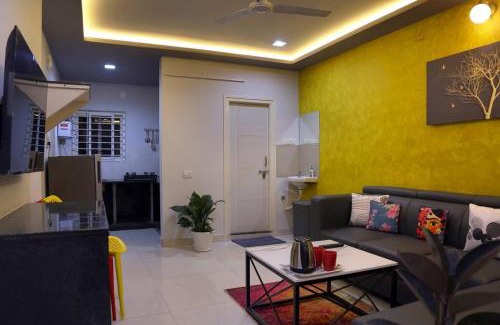HITEC City Apartment | 3 MidTown-1BHK, Near AIG Hospital, Hitech City