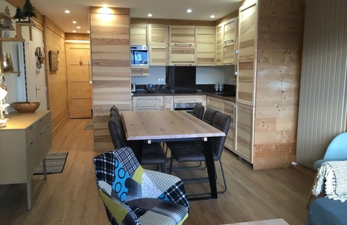 Orcieres-Merlette Apartment | 3 P. Spacious Completely renovated. Breathtaking view - Ski on foot 50 m