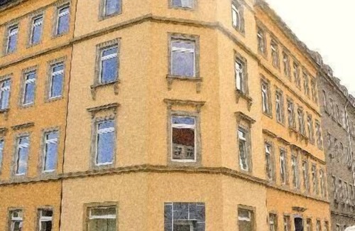Innere Neustadt Apartment | 3 Raum Fewo Dresden Zentrum - Balkon Blick auf Altstadt - L10