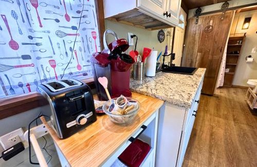 Hico House | 3 Tiny Town Romantic tiny home Animals Fire Pit by Vacation Your Way