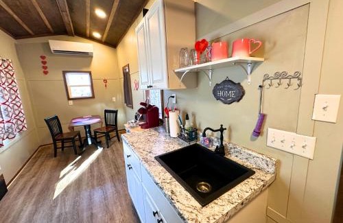 Hico House | 3 Tiny Town Romantic tiny home Animals Fire Pit by Vacation Your Way