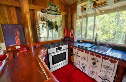 Keaau House | 30% OFF SEPT SALE 9-13th BOOK NOW-Treehouse Vibe+OCEAN+W&D+BBQ+Hilo.