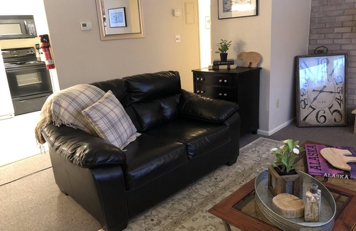 Kenai Apartment | 308 Bear Unit - Minutes from downtown Kenai just two blocks from the beach!