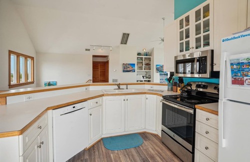 Carolina Dunes House | 360 degree views of ocean and sound. Private Salt Water Heated pool with cabana, hot tub, gameroom!