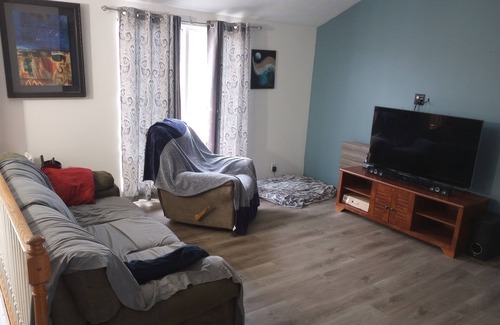 Omaha House | 3Bedrooms/2baths and finished basement! Washer&dryer included. Private yard