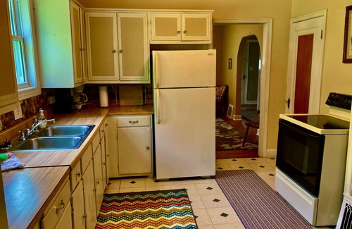 Manistique Cottage | 3BR/1.5BA Woodsy Stone Cottage 1 Hr to Pictured Rocks, Hike Trails On-Property