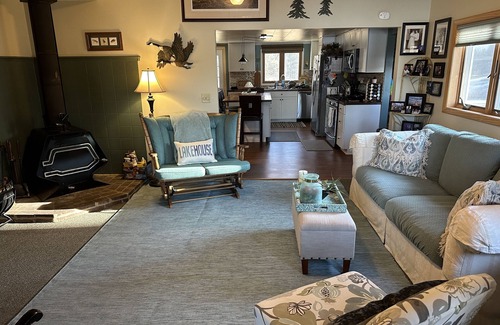 Wautoma House | 3BR, 2Bath, fire pit and bar on full Rec 5 Lake chain- pontoon