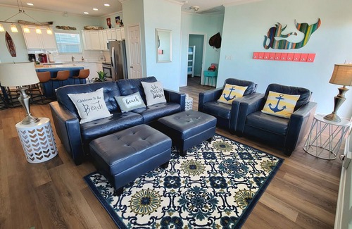 Port Bolivar House | 3BR Beachfront | Ocean Views, Deck & Gaming Console