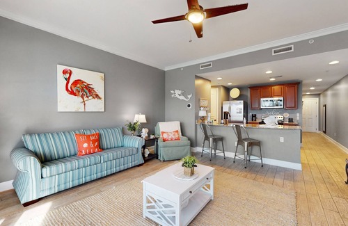 Upper Grand Lagoon Condo | 3rd-floor beach view condo with Pool, Hot tub, & private balcony