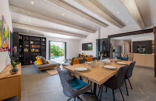 Viens Villa | 4 Bed, 12m Pool, Incredible Views, 5 min Walk to Village, Underfloor Cooling