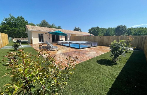 Grayan-Et-L'Hopital House | 4-bed house with heated and covered swimming pool (Maison Océan)