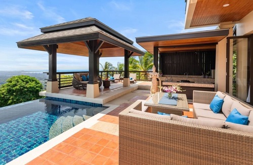 Na Thon Villa | 4 Bed Sunset Sea View Villa Star SDV364