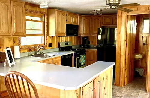 Bridgton House | 4 bedroom home in Bridgton, Maine. 3 min to Pleasant Mtn. 2 min to Moose Pond.