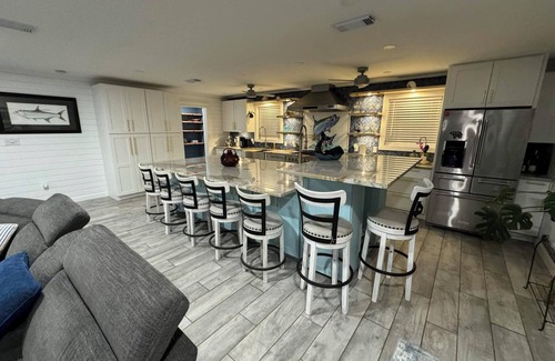 Mary Esther House | 4-bedroom house with boat trailer parking boat ramp access that is pet friendly