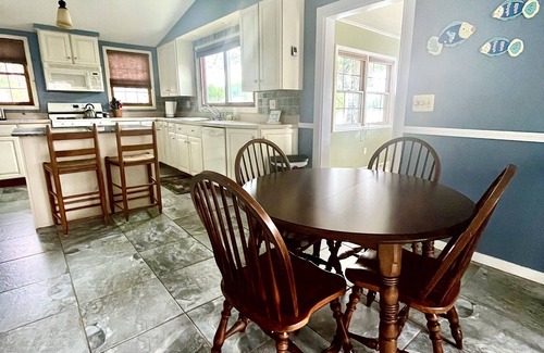 Plainwell House | 4 bedroom lakefront house on Pine Lake! Sunrise and Sunset views!