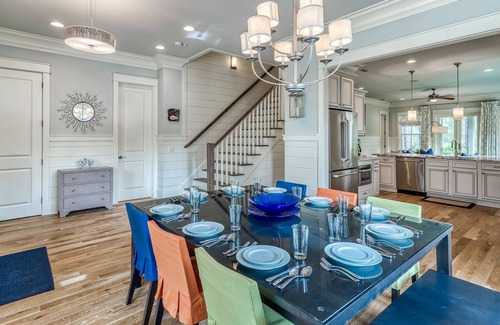 WaterSound West Beach House | 4 Bedroom, Pet-Friendly Home with 6 Seater Electric Cart & Direct Path to Pool