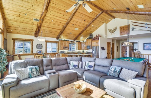 Big Bear City Cabin | 4 Mi to Snow Summit: Cabin w/Mtn Views & Decks