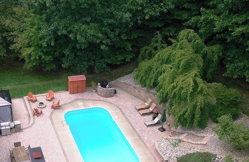 Saratoga Springs House | 4 Miles to Saratoga Race Track! Private Heated Pool. Ample parking.