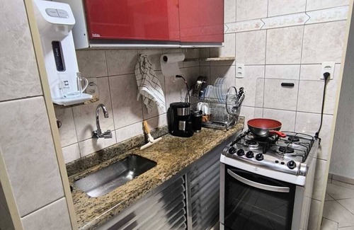 Santos Apartment | 4 min walk to the beach, complete apartment!