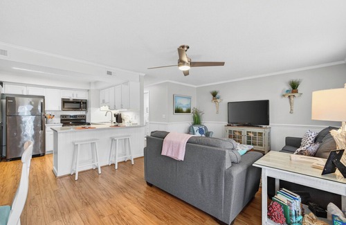 Ocean Isle Beach Condo | 4 min walk to beach - Allows Golf Carts -2 docks to fish -Pool- Beautiful views