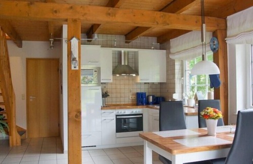 Norderteil House | 4 person vacation home, garden with fence and gate