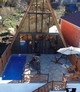 Azerbaijan Villa | 40 steps Aframe House