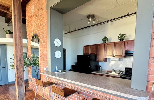 Detroit Apartment | 420 Loft Canada Bridge View - FREE PARKING - FREE WIFI